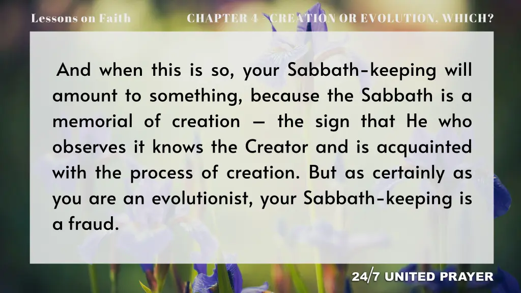lessons on faith 7