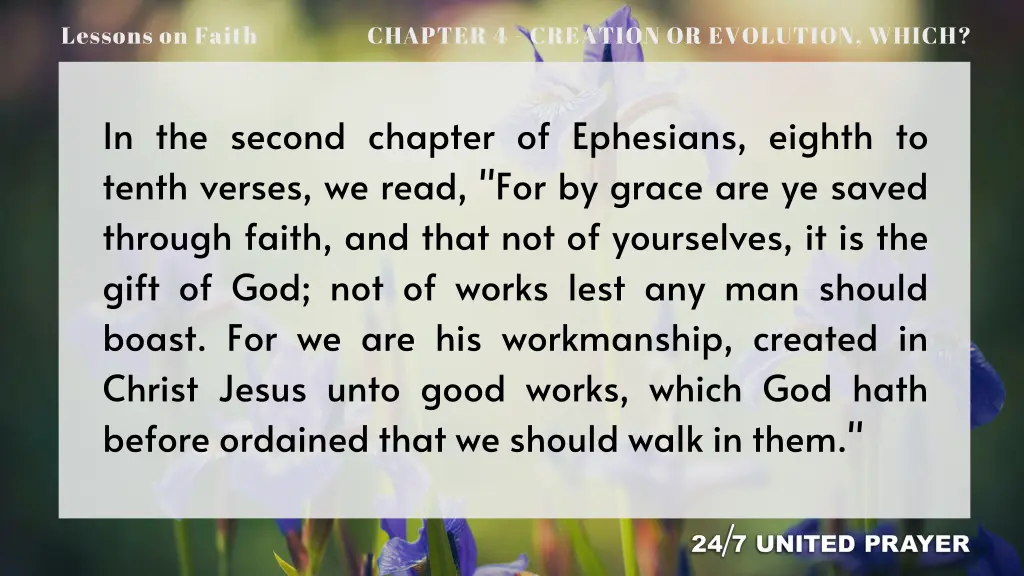 lessons on faith 9
