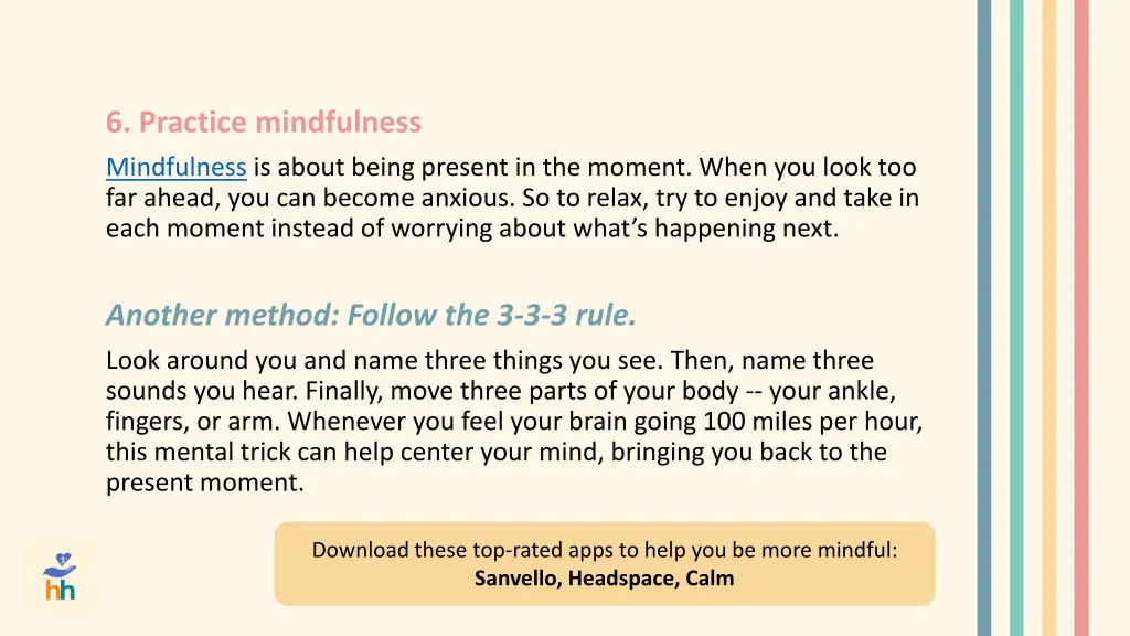 6 practice mindfulness