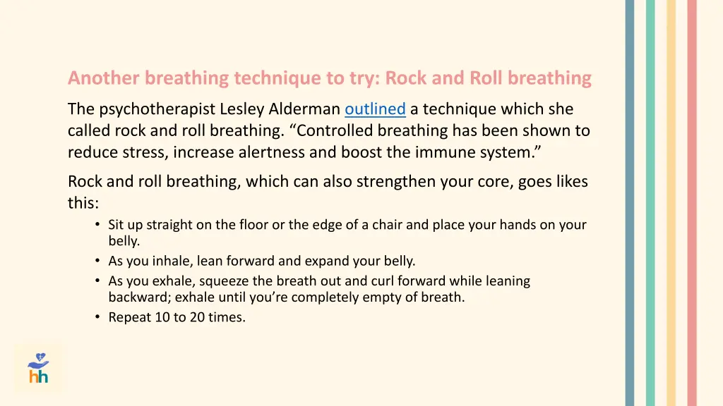 another breathing technique to try rock and roll