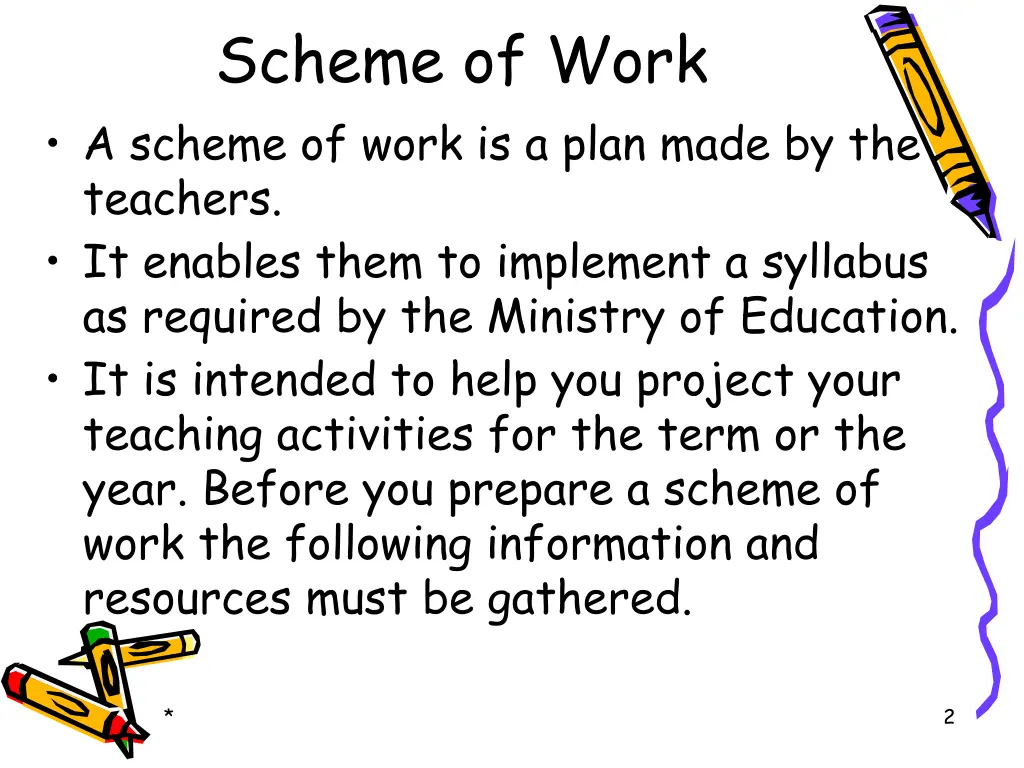 scheme of work a scheme of work is a plan made