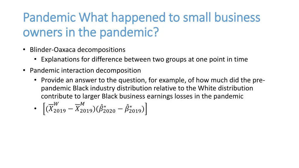 pandemic what happened to small business pandemic