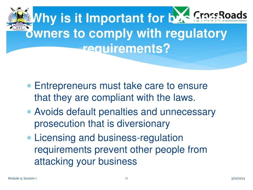 why is it important for business owners to comply