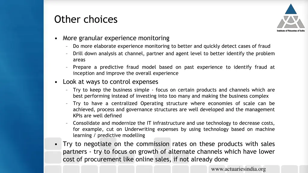 other choices