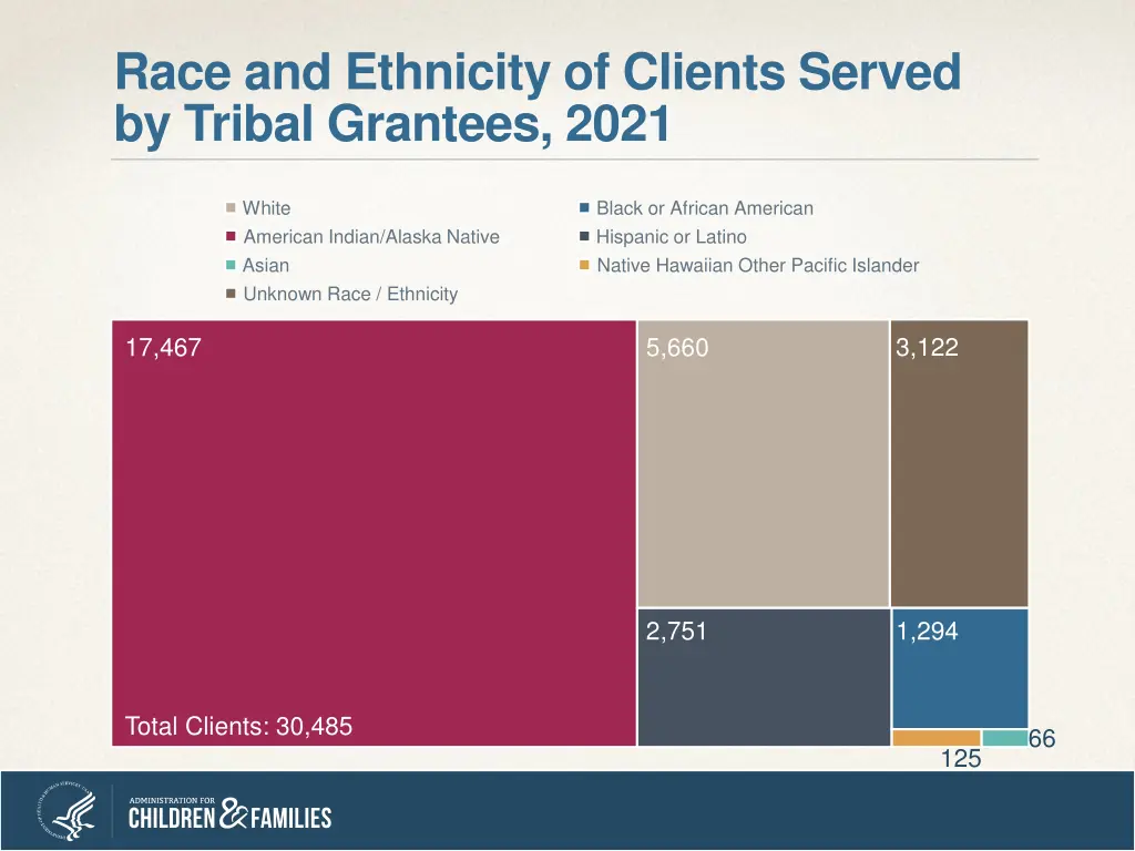 race and ethnicity of clients served by tribal