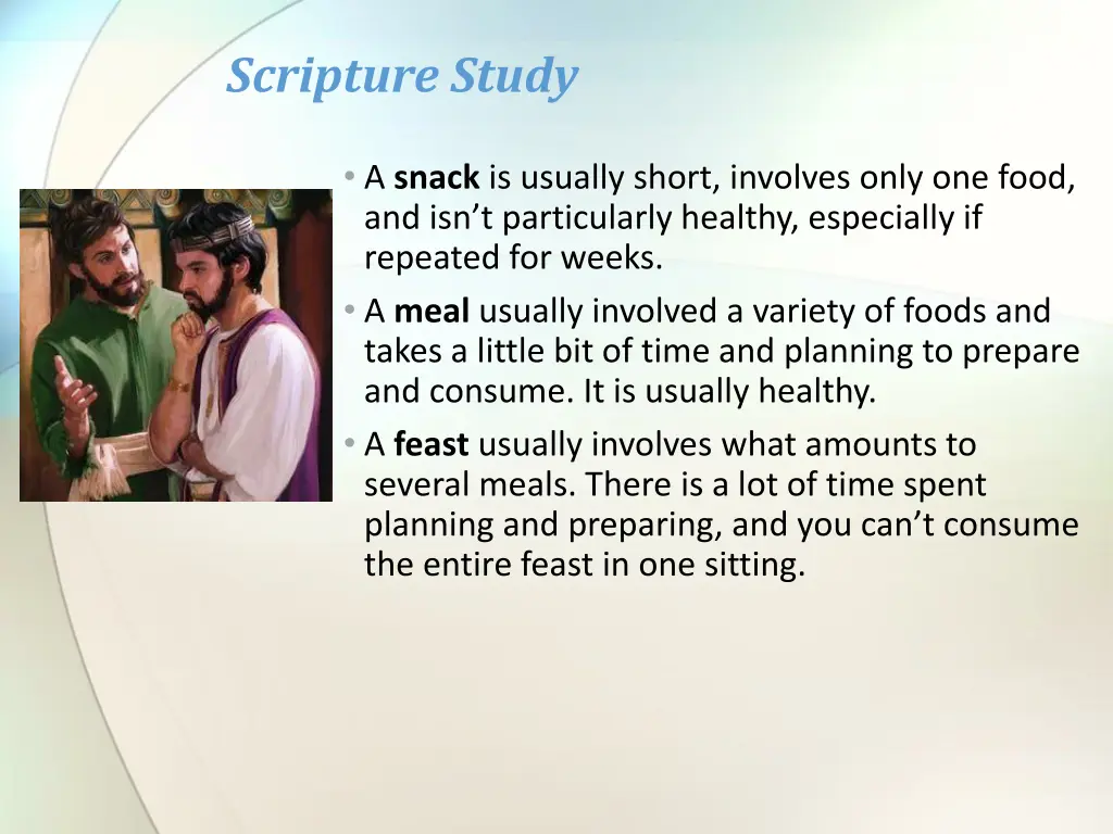 scripture study