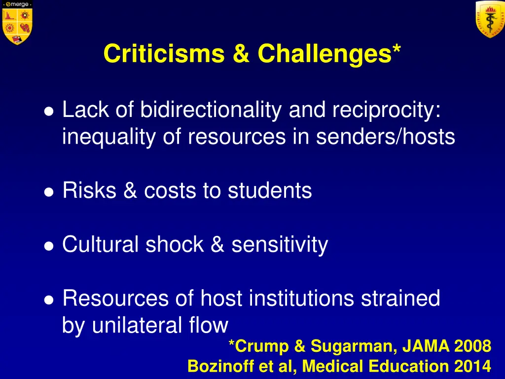 criticisms challenges