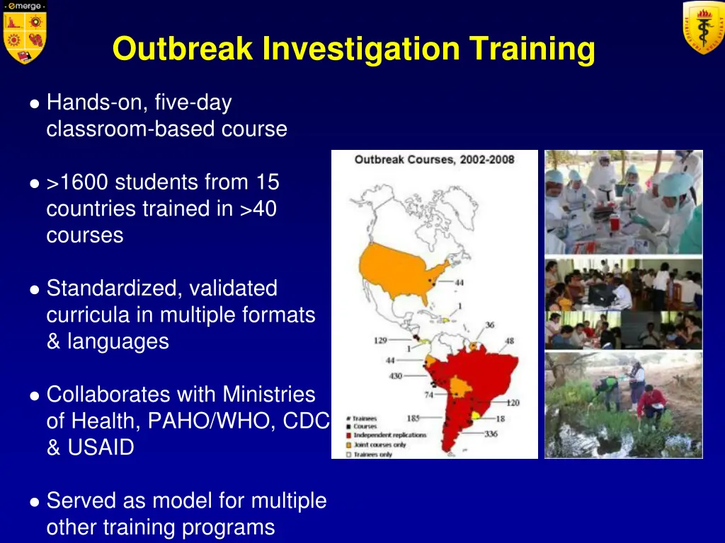 outbreak investigation training