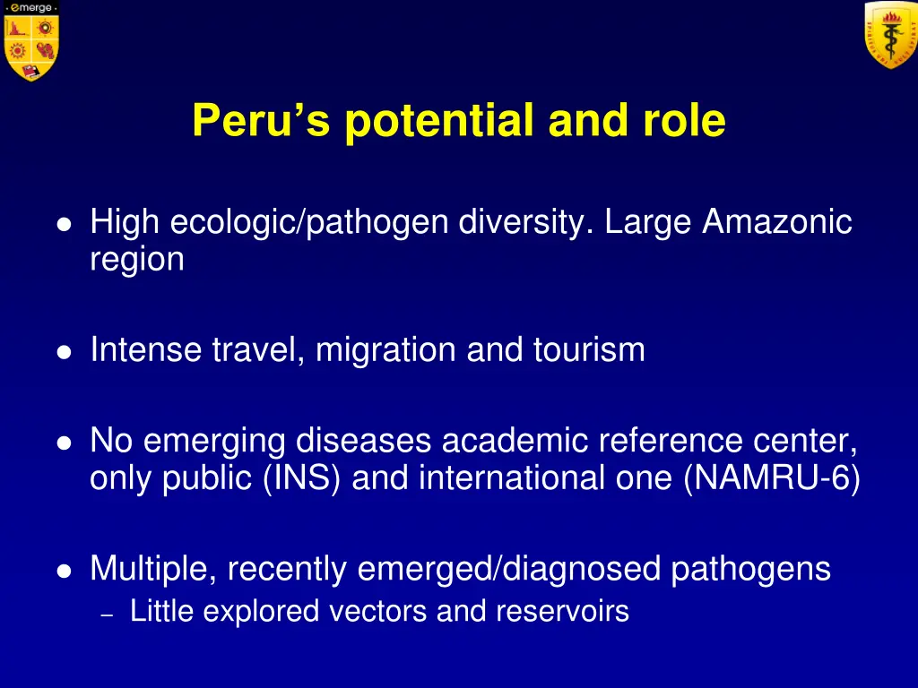 peru s potential and role
