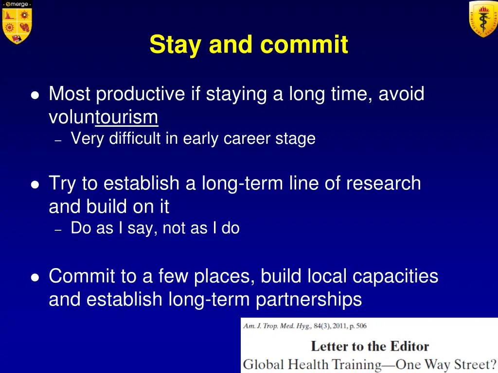 stay and commit