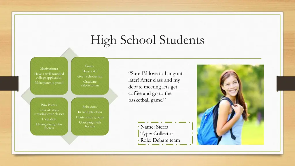 high school students