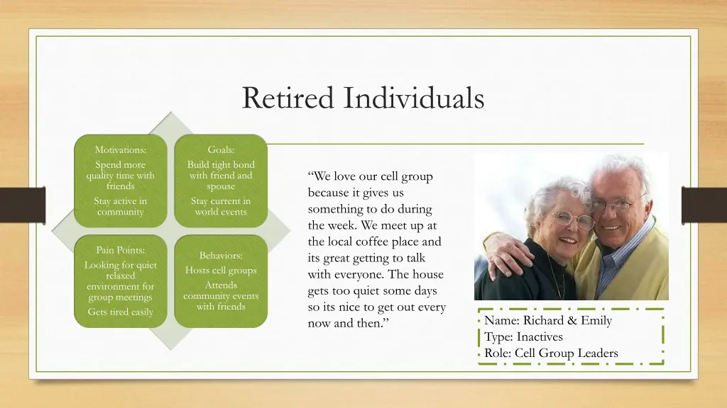 retired individuals