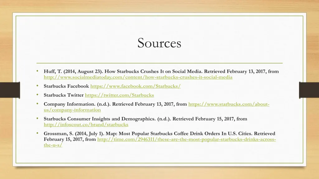 sources