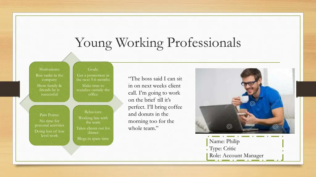 young working professionals