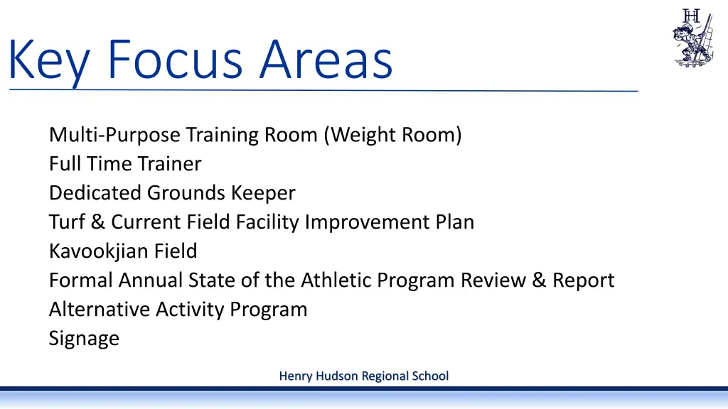 key focus areas