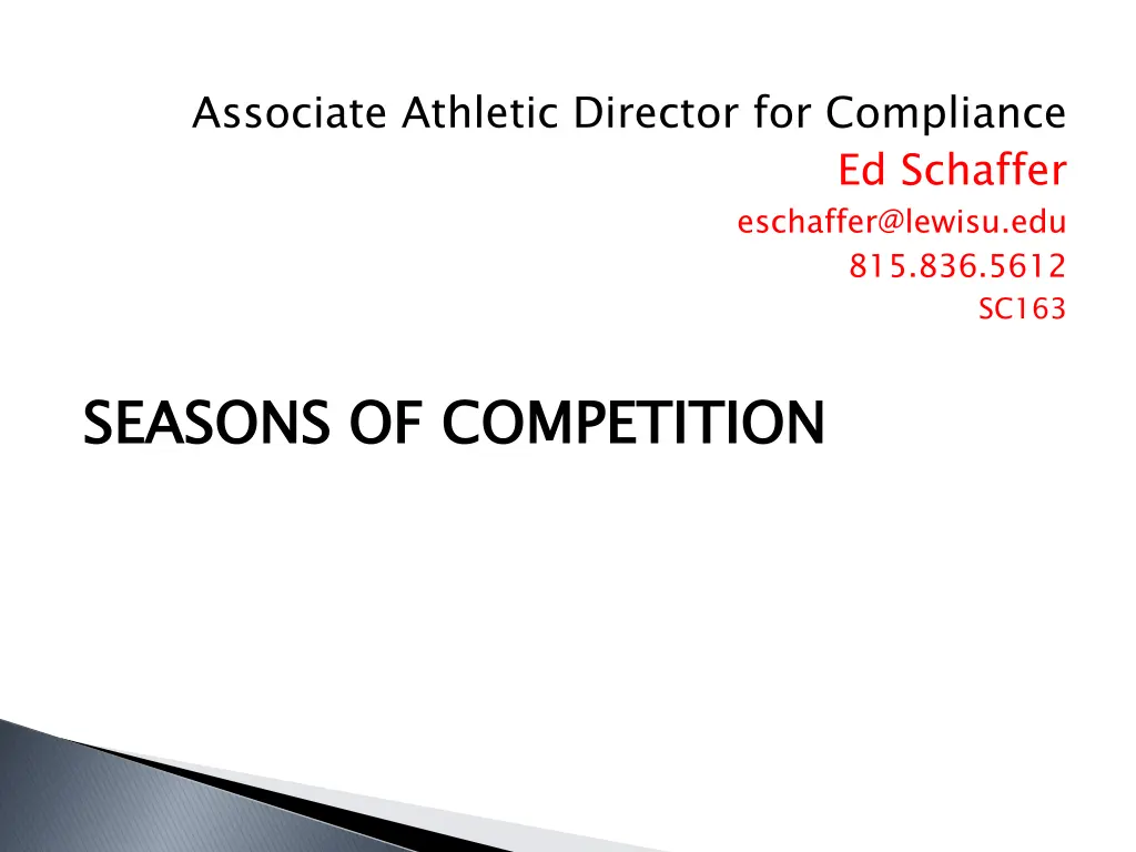 associate athletic director for compliance 2