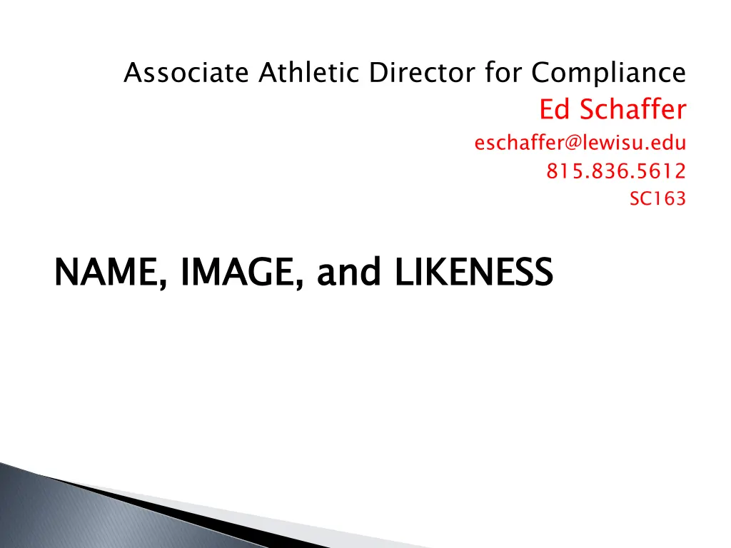 associate athletic director for compliance 4