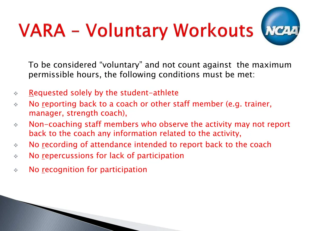 to be considered voluntary and not count against