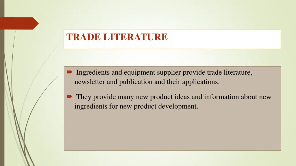 trade literature