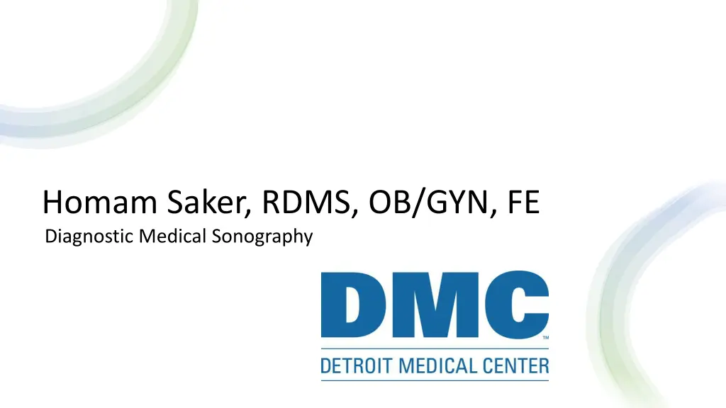 homam saker rdms ob gyn fe diagnostic medical