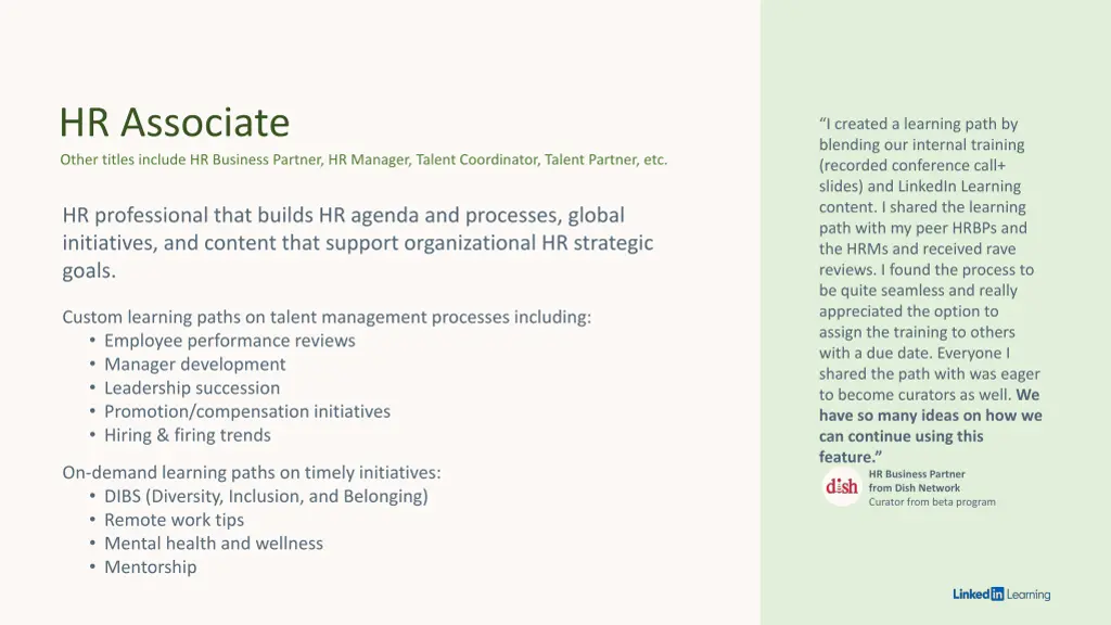 other titles include hr business partner