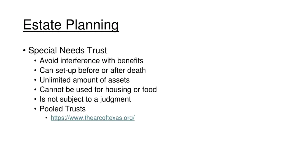 estate planning