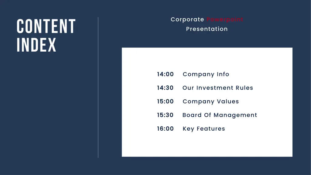 corporate powerpoint presentation 1