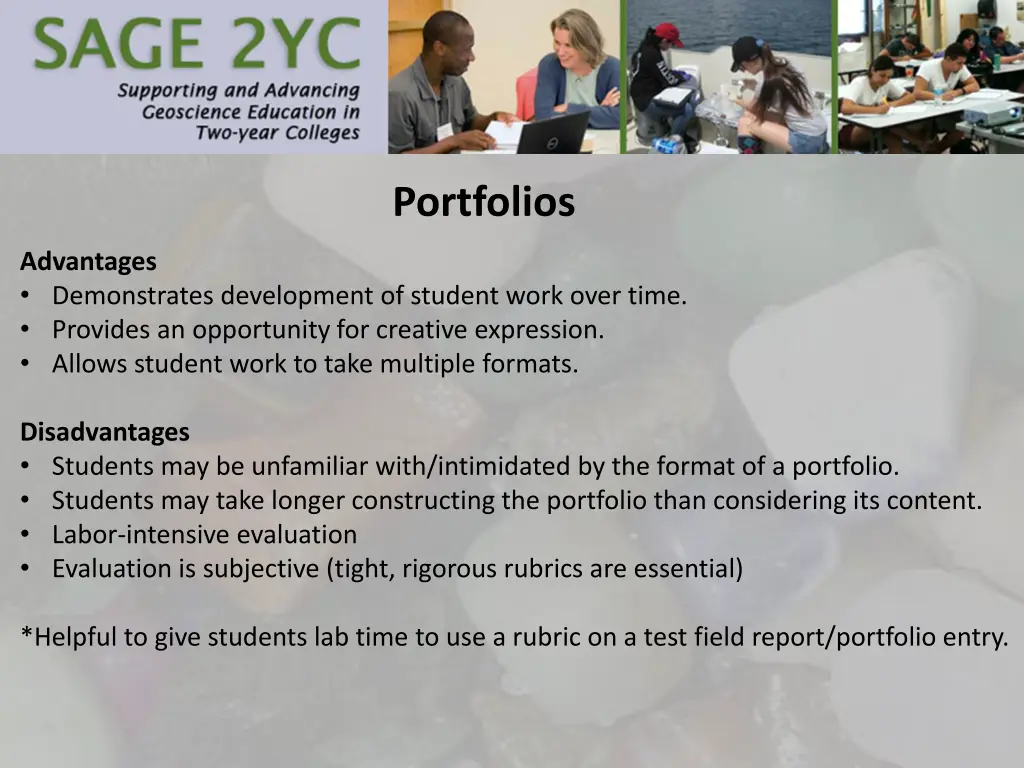 portfolios