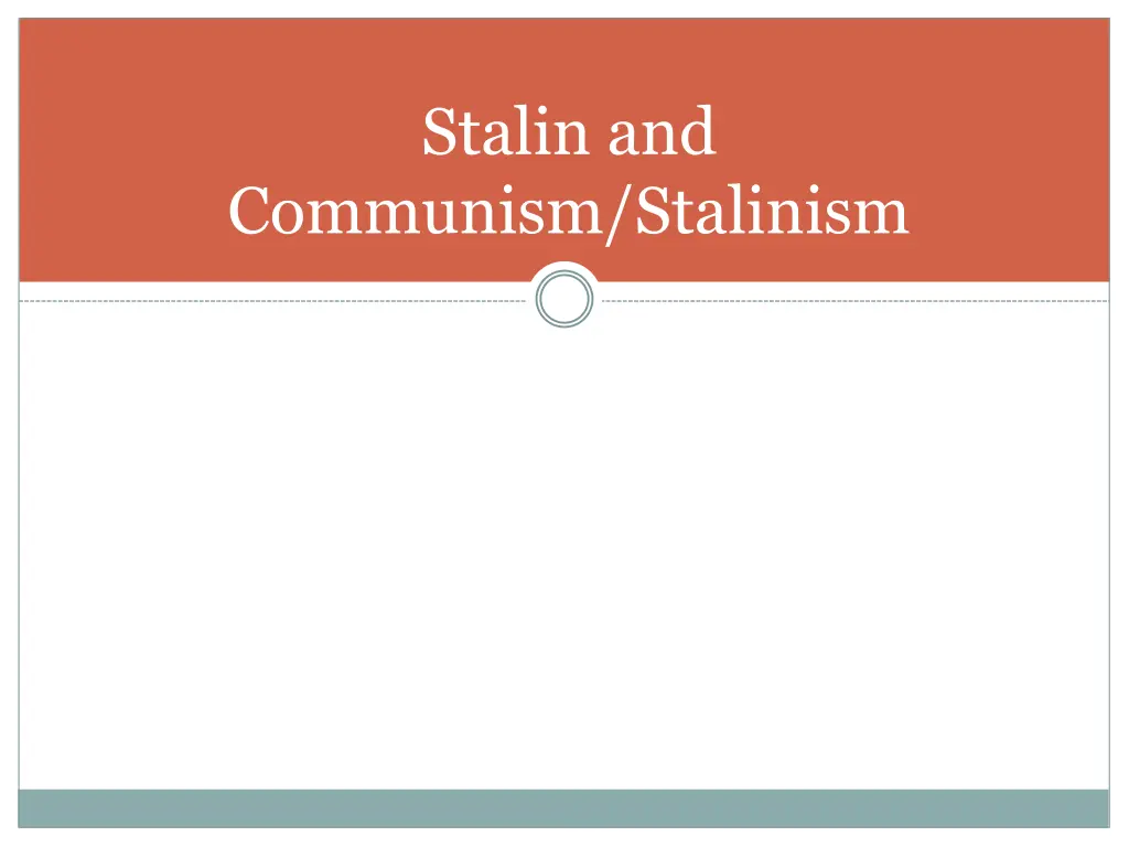 stalin and
