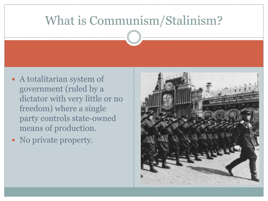 what is communism stalinism