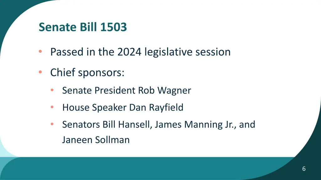 senate bill 1503