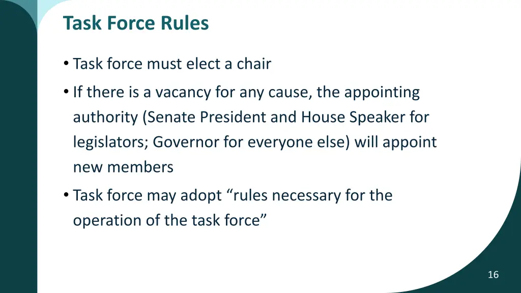 task force rules 2