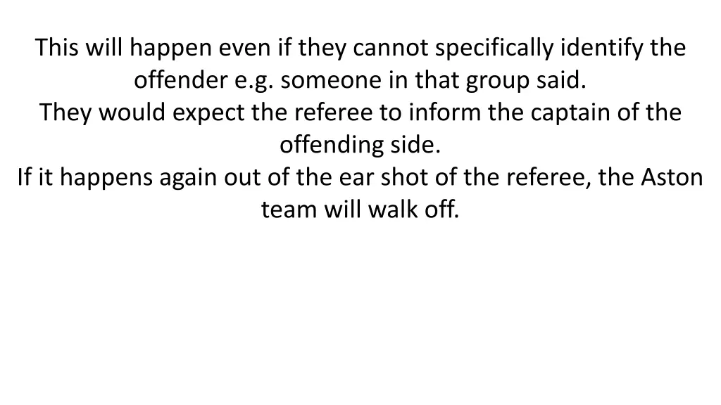this will happen even if they cannot specifically