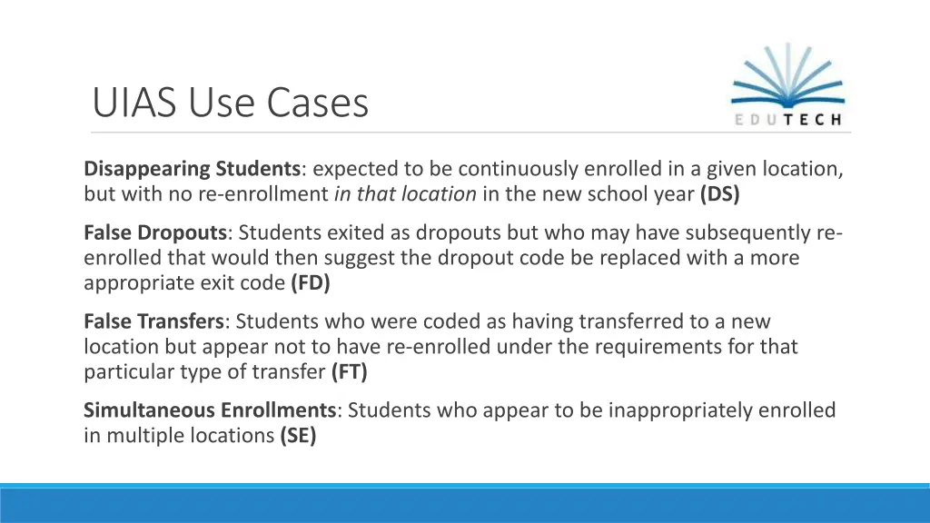 uias use cases