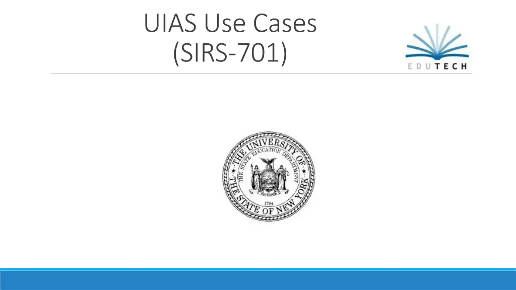 uias use cases sirs 701
