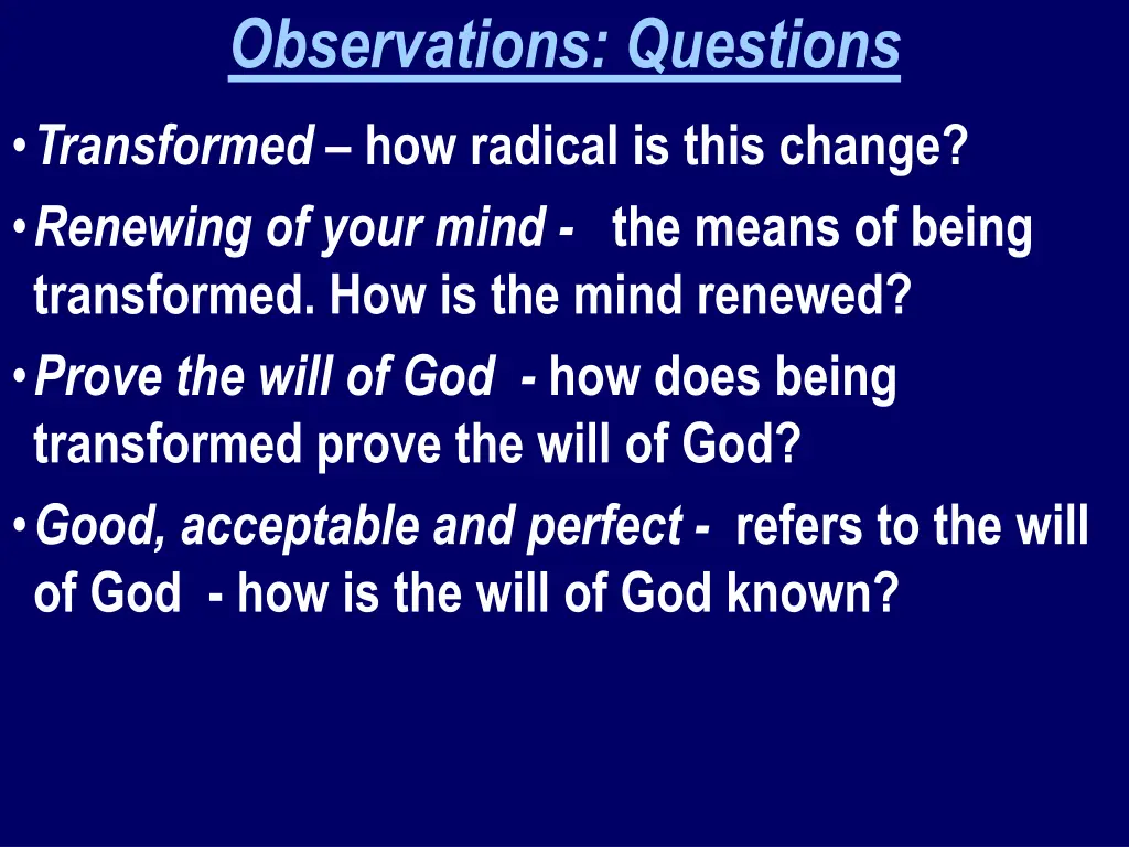 observations questions 1