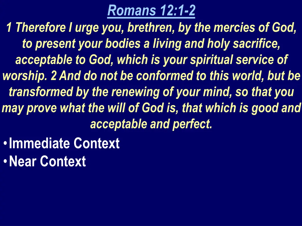 romans 12 1 2