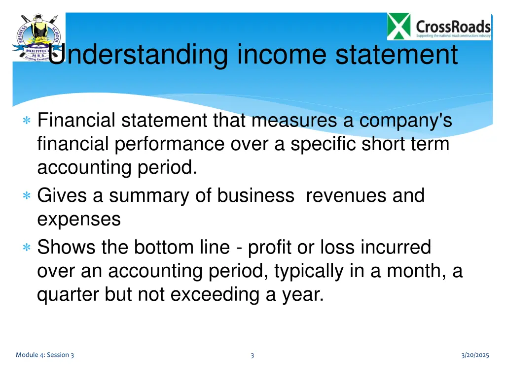 understanding income statement