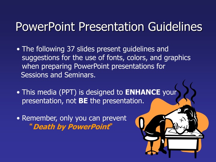 powerpoint presentation guidelines