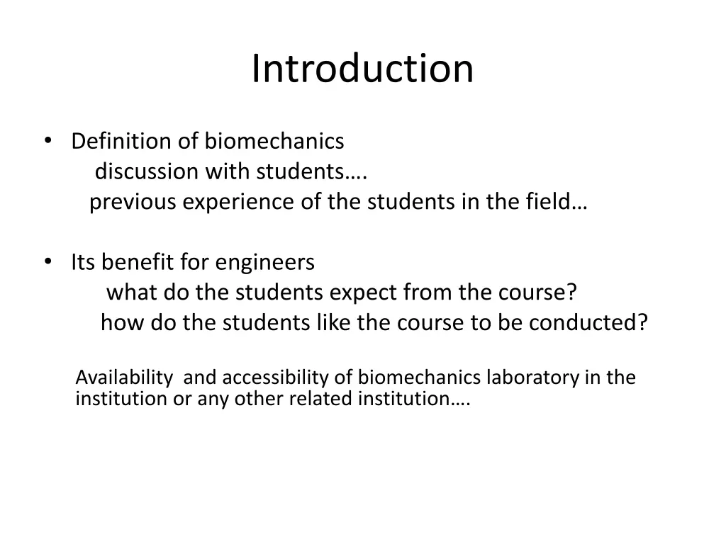 introduction