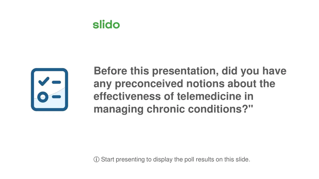 before this presentation did you have