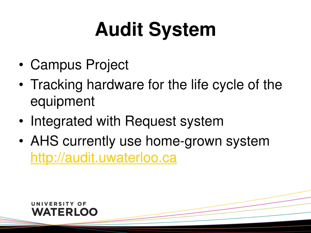 audit system