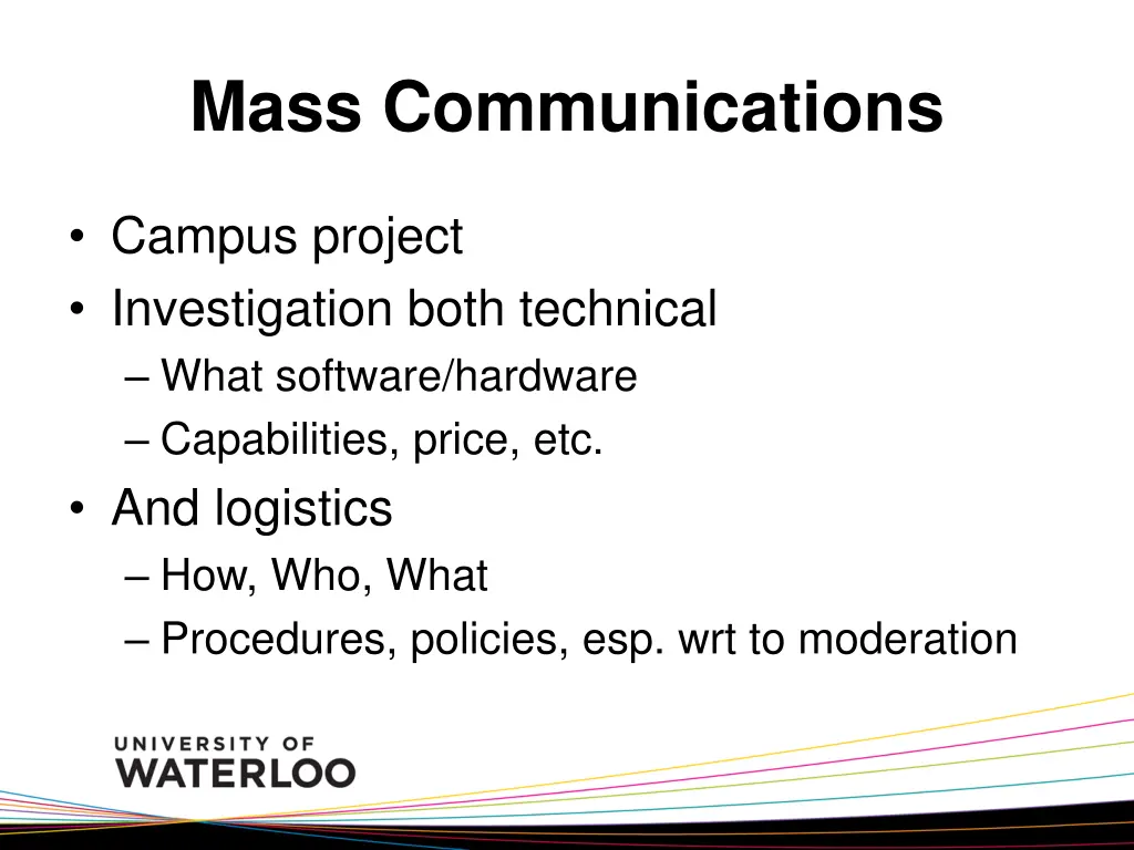 mass communications