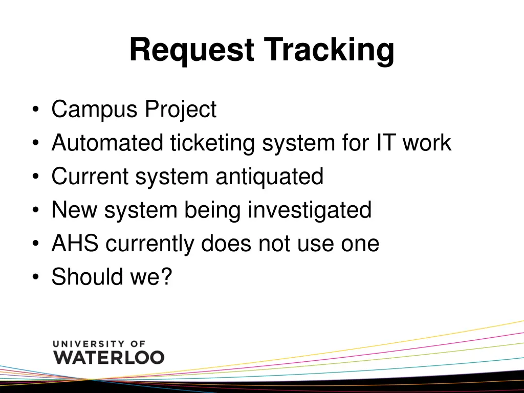 request tracking