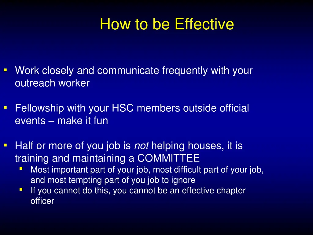 how to be effective 4