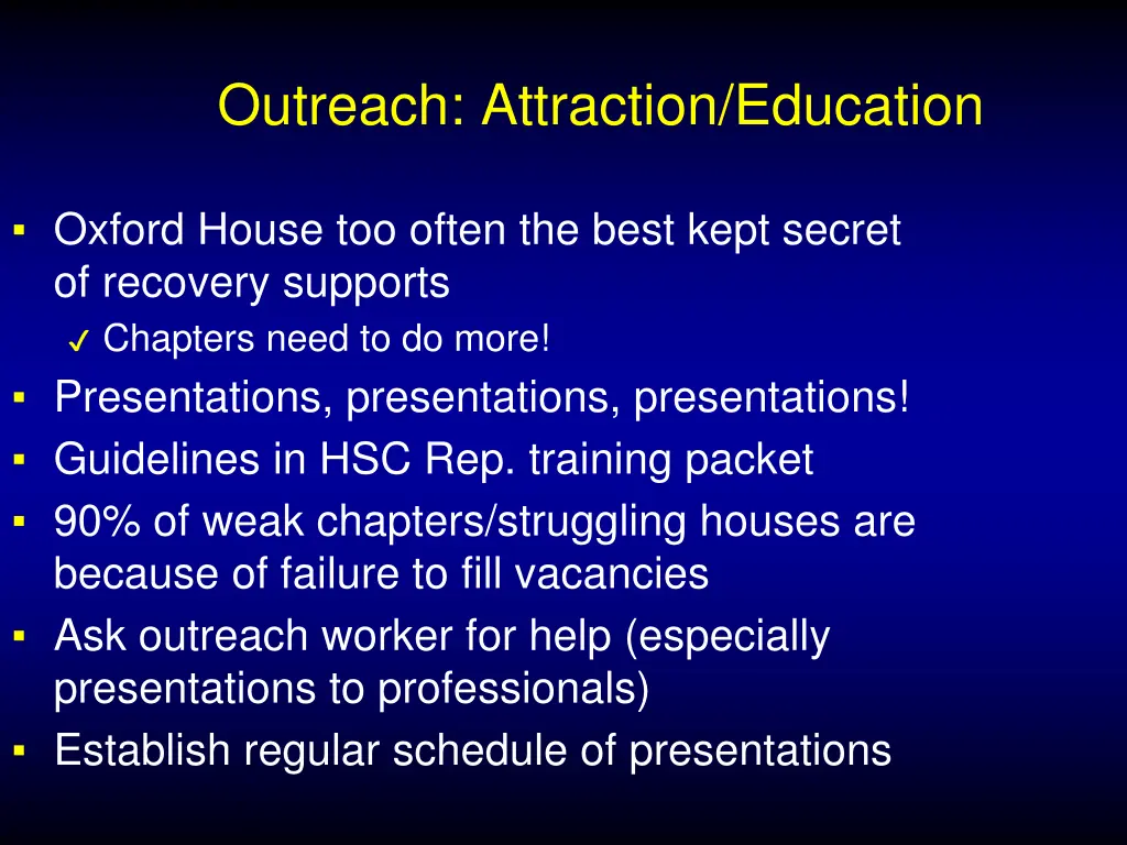 outreach attraction education