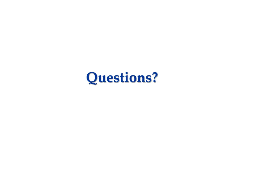 questions