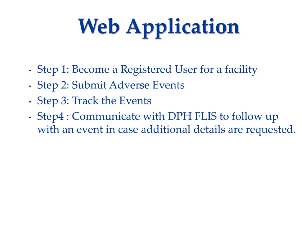 web application