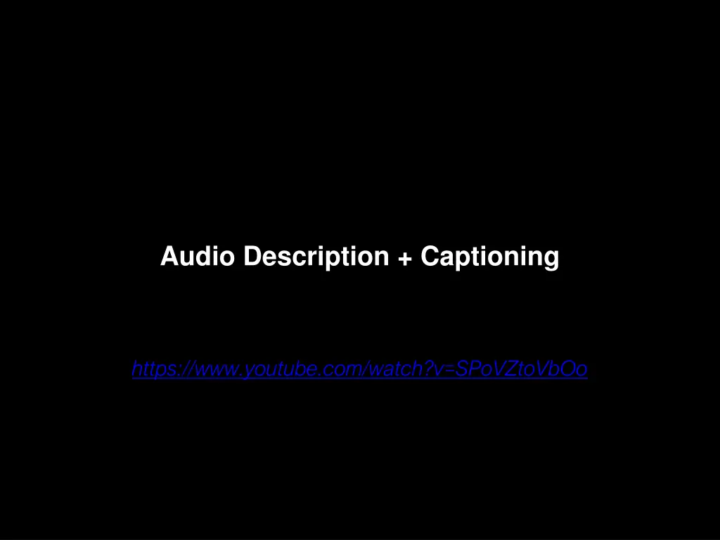 audio description captioning