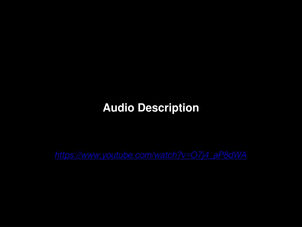 audio description